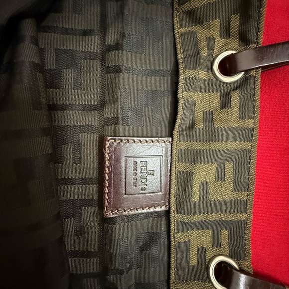 Designer Patterned Tote Bag - Black and Brown - Picture 5 of 16